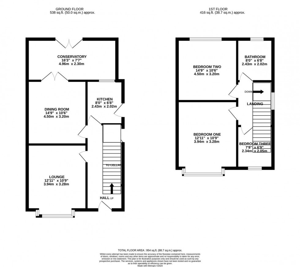 Floorplan for Roslyn Road, Stockport