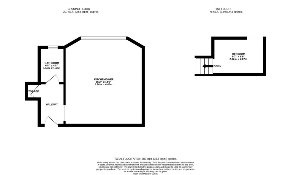 Floorplan for Buxton Road, Stockport