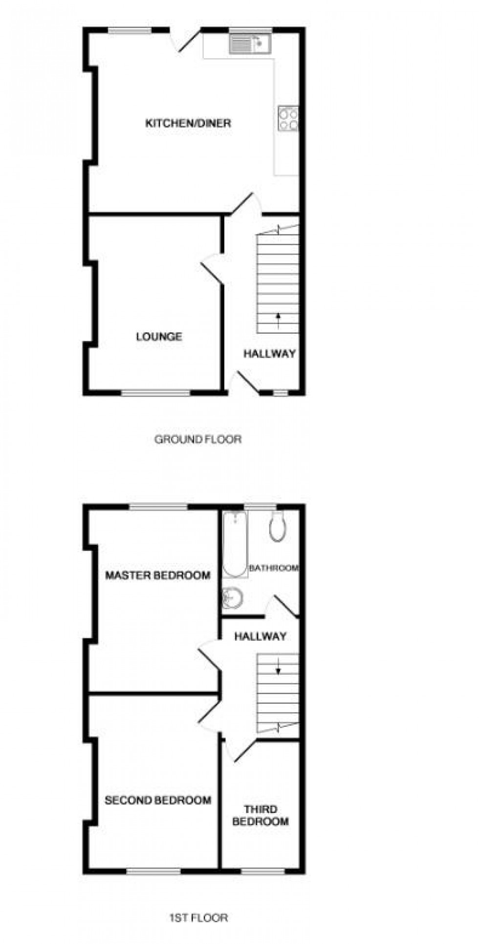 Floorplan for Nangreave Road, Stockport