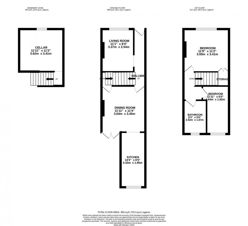 Floorplan for Chelmsford Road, Stockport